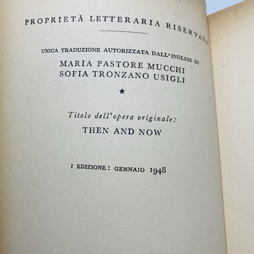 Somerset Maugham Today and Then First Edition 1948 Medusa Mondadori Necklace - Picture 8 of 9