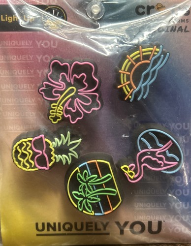 ciondoli unicely you jibbitz crocs (set di 3) stelle, neon & dude bro nuovi - Foto 3 di 5