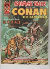 Savage Tales #5, Neal Adams Cover, NM- 9.2, 1st Print, 1974, See Scans