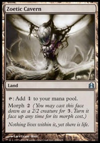 Zoetic Cavern - Light Play MTG Commander