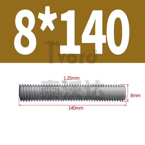 Threaded Rod A2 Stainless Steel Full Thread Studding Bar Din 975 M2 M3 M4 M6~M20 - Picture 138 of 258