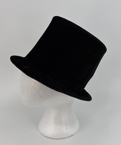 VIDEO schwarzer Samt HUT faltbar Zauberer Kostüm Magie Frühling Pop Up Gr. S - Bild 2 von 12