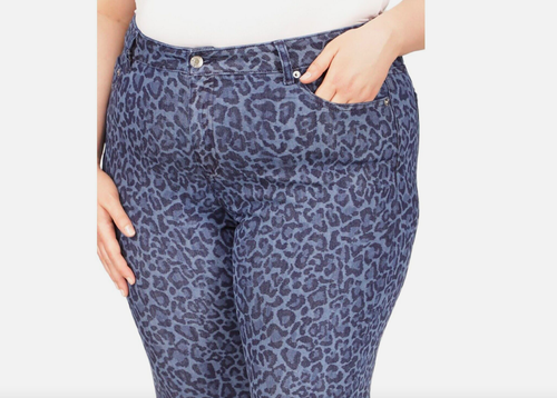 Jeans skinny Michael Kors donna vita alta leopardato elasticizzato 24W NUOVO WB99CGY7EX - Foto 3 di 7