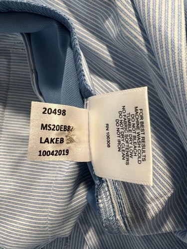 Peter Millar Crown Sport Golf Performance Blue Salem Shorts Men’s Size 32 NWT - Picture 15 of 16