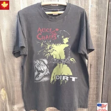 HOT! Alice In Chains Dirt Graphic Retro Unisex Charcoal T-shirt Size S-5XL
