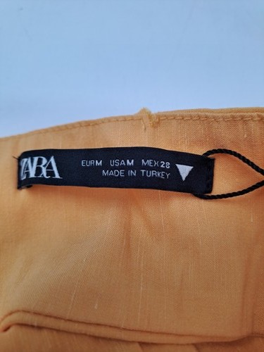 Zara Halter Top Yellow Ring Detail Size M T2870 JNR83 - Picture 4 of 6