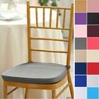 CHAIR CUSHIONS Padded Zipper Wedding Reception Party Home Supply WHOLESALE