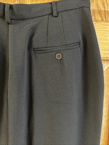 Evan-Picone Wide Leg Trouser Pants Slacks Women 12 High Rise Academia Preppy - Picture 6 of 10