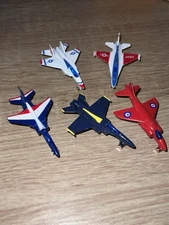 Vintage High Speed Diecast Military Plane Airplanes Lot Of 5