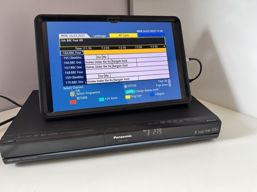 Panasonic DMR-XS385 DVD Player Recorder 250GB Freesat HD Twin Tuner *Read Desc.* - Picture 11 of 14