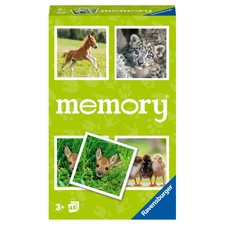Ravensburger 22458 - Tierbaby memory®, der Spieleklassiker für Tierfans, Merkspi
