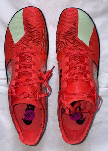 Nike ZoomXC DX 7992-600 Size 10.5 Dragonfly Bright Crimson Vapor Green
