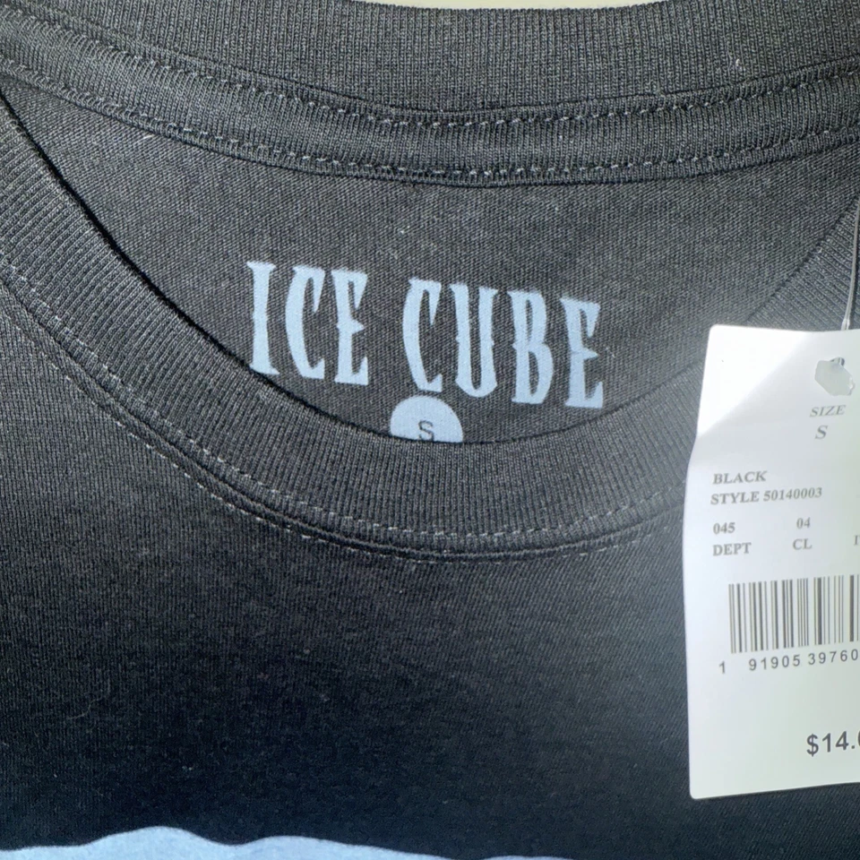Nueva con etiquetas Camiseta Ice Cube Boyz n The Hood Película Convertible Negra Gráfica Talla S Foto 3 de 4