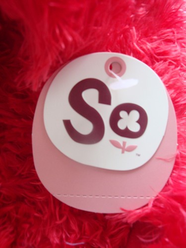 SO Plush Clog Slippers Scuffs  ~  Size Small (5-6) ~ Red ~ NWT - Picture 8 of 10