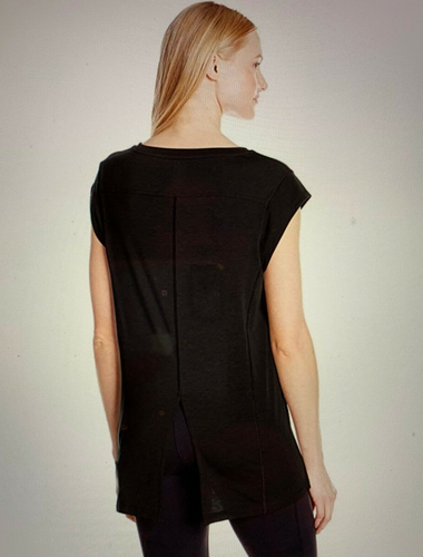 Lucy Women's Effortless Ease SS Tee Active Top in Black Size XS - NEW - Picture 3 of 7