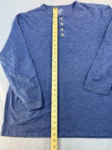 Pendleton Shirt Mens XL Blue Henley Knit Outdoor Long Sleeve Soft Pullover - Picture 5 of 10