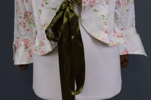 BNWT ANNE FONTAINE LOEKY White Flroal Belt Blazer Jacket Size 40 - Picture 3 of 20