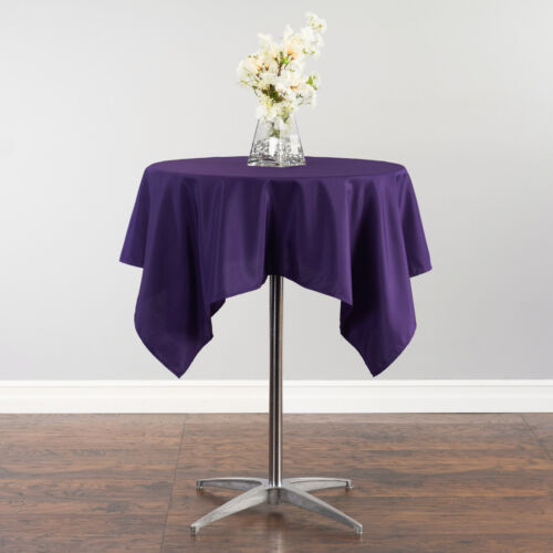 LinenTablecloth 54 x 54 Square Polyester Tablecloths, 33 Colors! Party Event - Picture 58 of 69