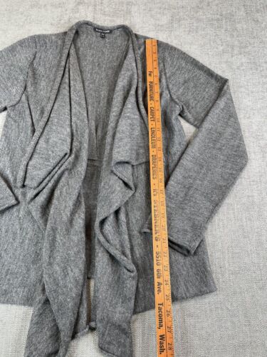 Eileen Fisher Cardigan Women M Gray Royal Alpaca Open Front Lightweight Sweater - Picture 4 of 7