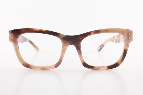 Authentic See Eyewear 6163 Polar C692 53mm Brown Marble Cat Eye Glasses Italy - Picture 1 of 5