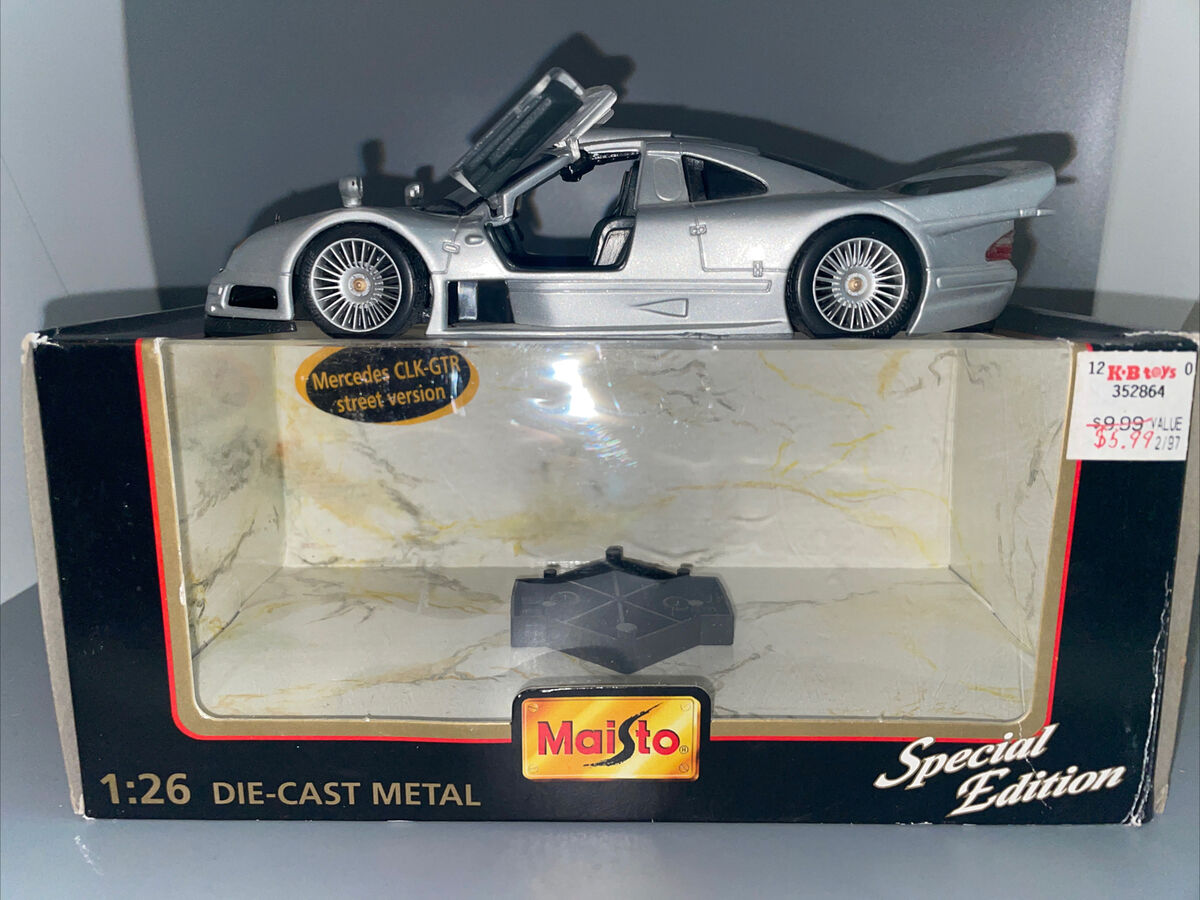 MAISTO 1:26 SCALE MERCEDES CLK-GTR STREET VERSION SPECIAL MAISTO 1:26 SCALE MERCEDES CLK-GTR STREET VERSION SPECIAL
