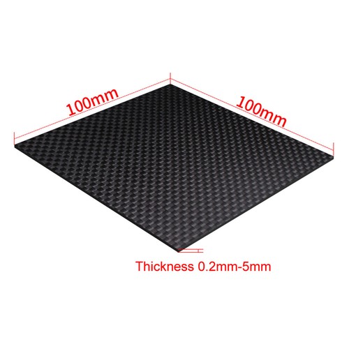 Carbon Fibre Sheet 3K Rigid Matte Plain Thick 0.2/0.5/1/2/3/4/5mm Select size RC - Picture 9 of 12