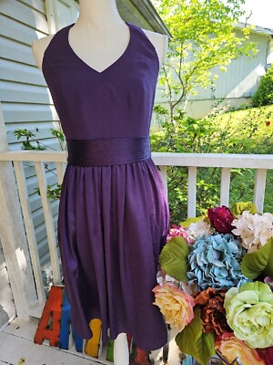 White By Vera Wang Purple Dress Short Size 4 | eBay White By Vera Wang Purple Dress Short Size 4 | eBay