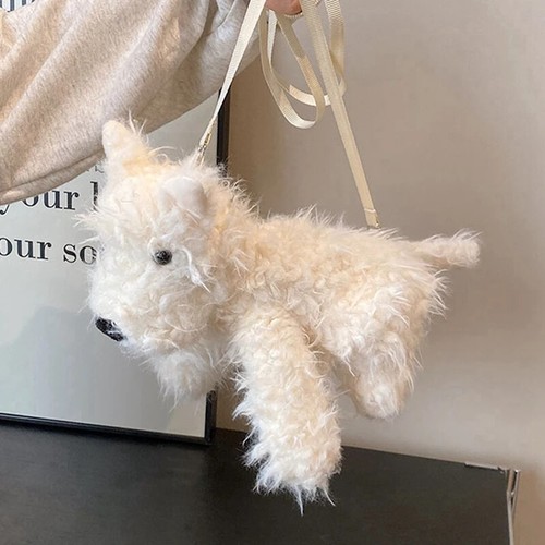 Borsa a tracolla per cani salsiccia dei cartoni animati - zaino a tracolla per bambola di peluche con grande - Foto 22 di 23