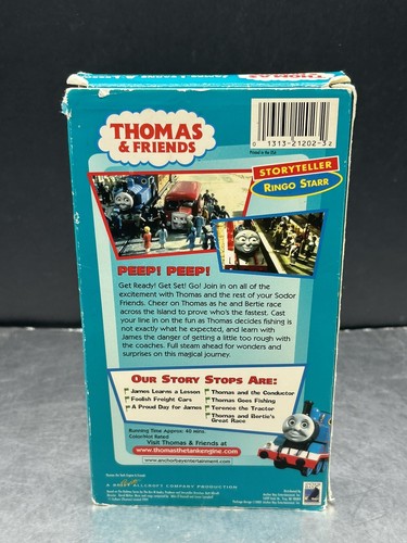 Thomas & Friends James Learns a Lesson & Other Stories VHS 1992 Video Tape Train - Picture 3 of 4