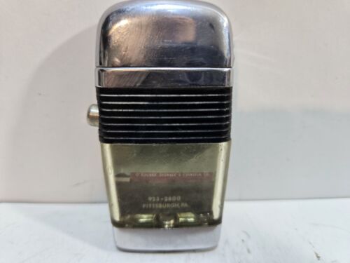 Accendino vintage funzionante Scripto Vu O'ROURKE STOCCAGGIO & RIMORCHIO CO 7139/29 - Foto 3 di 9