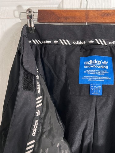 NWOT ADIDAS x SNOWBOARDING Insulated 2 Layer Padded Pants Pockets Black Large L - Picture 19 of 24