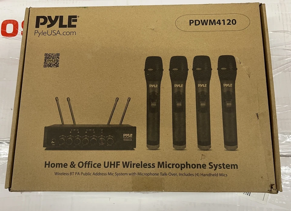 Pyle Portable UHF Wireless Microphone System - Battery Operated - Image 3 of 4