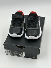 Nike Air Jordan 11 Infant Black Red Basketball Shoes Slip On CZ0906-006 Size 5C