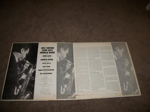STAN GETZ / CHARLIE BYRD Jazz Samba - VERVE V6-8432 - JAZZ GATEFOLD NM VINYL - Picture 3 of 3