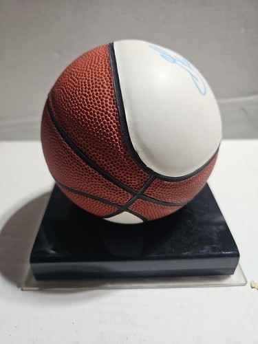 GEORGE "ICE" GERVIN HOF PSA B42887 Signed Mini Basketball San Antonio Spurs - Picture 5 of 12