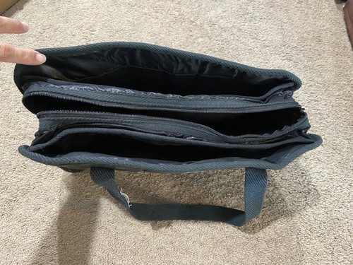 Maletín de viaje negro acolchado ligero Jetbag de Astro-Sac Holiday Fair Inc vintage - Imagen 7 de 12