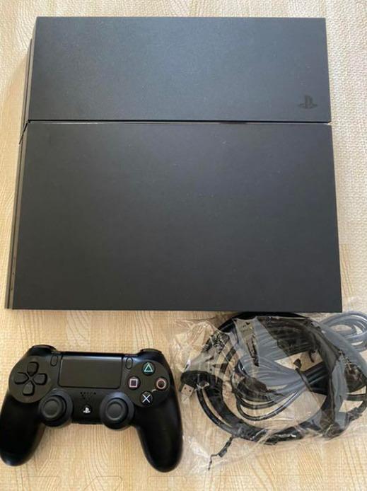 SONY PS4 PlayStation 4 Jet Black 500GB CUH-1200A B01 Good Condition Fedex  F/S