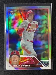 2023 Topps Nolan Gorman RC Rainbow Foil #16 Cardinals!!!