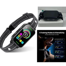 Dinjoo Tc03Rechargeable Dog Training Collar LCD Screen Automatic Pet Supplies
