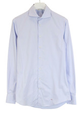 SUITSUPPLY Extra Slim Fit Formal Shirt Men's MEDIUM Button Up Cutaway Collar