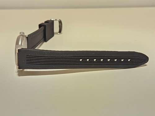 VINTAGE SPORT MILITARY STYLE ST.STEEL SWISS MEN'S QUARTZ WATCH "ROAMER" POWER 8 - Foto 8 di 15