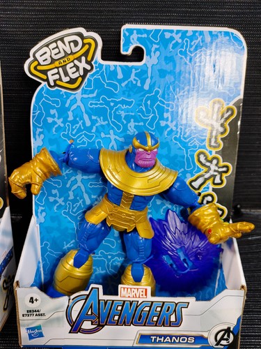 Marvel Avengers Bend & Flex Captain America Ironman Thanos Taskmaster Figures 6" - Picture 5 of 7