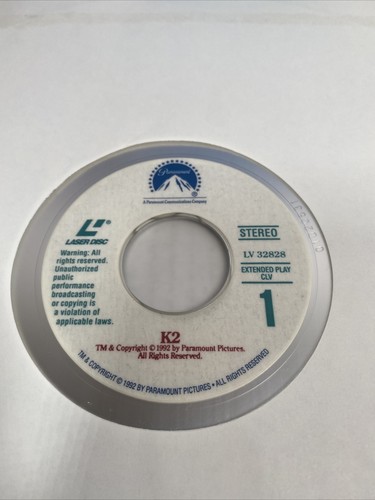 K2: The Ultimate High, Laserdisc , Paramount Home Video - Picture 4 of 5