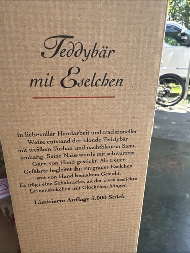 Steiff Limited Edition Teddy Bear with little Donkey - Picture 5 of 9