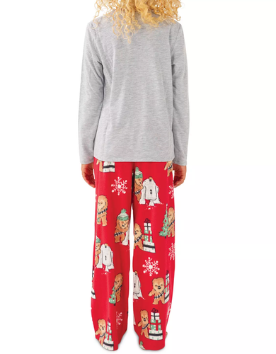 MUNKI MUNKI Little Kids' Chewbacca Holiday Pajama Set sz S Small (6) Star Wars - Picture 2 of 4
