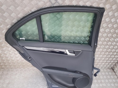 MERCEDES C CLASS DOOR REAR LEFT 755 GREY W204 2007 - 2015 - Picture 12 of 12