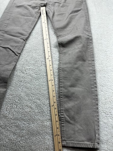 Levis 511 Pants Mens Size 31W 32L Slim Straight Jeans Flat Front Olive Green - Picture 6 of 10
