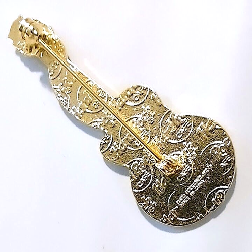 Hard Rock Café HRC Philadelphia Dead Rockers Cochrans Red Gretsch Guitar Pin 2LC - Picture 2 of 2