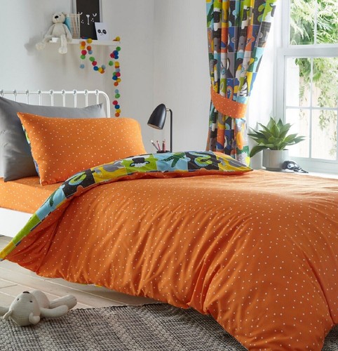 Animal Jigsaw Duvet Set Cover Pillow Case Kids Club Polycotton Quilt Single Bed - Picture 2 of 2