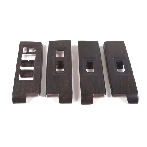 Cubierta de marco elevador de vidrio con aspecto de madera de roble 4 piezas para Toyota Tundra Sequoia 2022-23 - Imagen 15 de 17